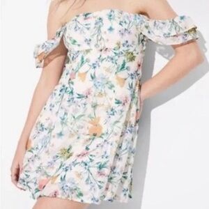 Wild Fable Strapless Floral Dress - Multicolor